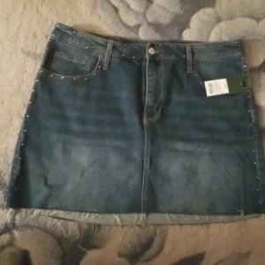 Denim miniskirt